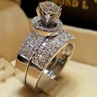 duhgbne денот на вљубените дијамант прстен прстен светлина прстен нов креативен прстен може да се наредени да носат жени моден прстен