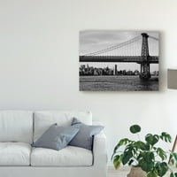 Трговска марка ликовна уметност „Мостови на Cујорк IV“ платно уметност од effеф Пица