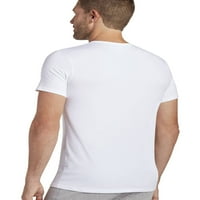 Тенок маичка за џокејски маички со памук екипаж на вратот - пакет