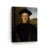Насмевка за уметнички дизајн портрет на Guidobaldo da Montefeltro Raphael Art Canvas Print Познато ликовно уметничко масло сликарство