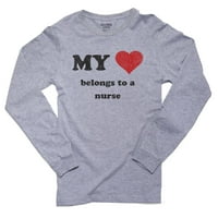 Мојата loveубов припаѓа на сивата маица на медицинска сестра, машка маичка