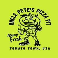 Фортнит момчиња чичко Пит Пица јама графичка маица големини 8-18