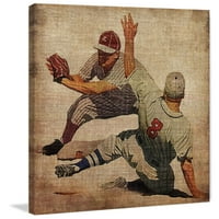 Мармонт Хил Гроздобер бејзбол слајд Сликарство печатење на завиткано платно