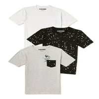 Графички маици со кратки ракави на Тони Хоук, 3-пакувања, големини 4-16