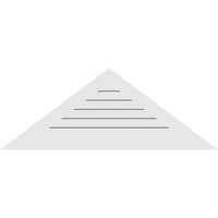 68 W 34 H Триаголник Површински монтирање ПВЦ Гејбл Вентилак: Функционален, W 3-1 2 W 1 P Стандардна рамка