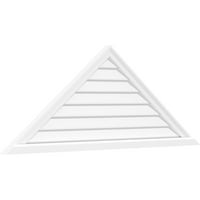 76 W 38 H Триаголник Површински монтирање PVC Gable Vent Pitch: Нефункционално, W 2 W 2 P Brickmould Shill Frame