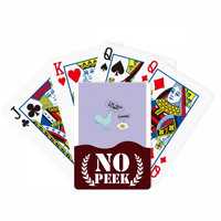 Потекло Врска Петел Јајце Ѕиркаат Покер Картичка За Играње Приватна Игра