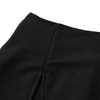 Обични цврсти шорцеви од црна боја плус големина